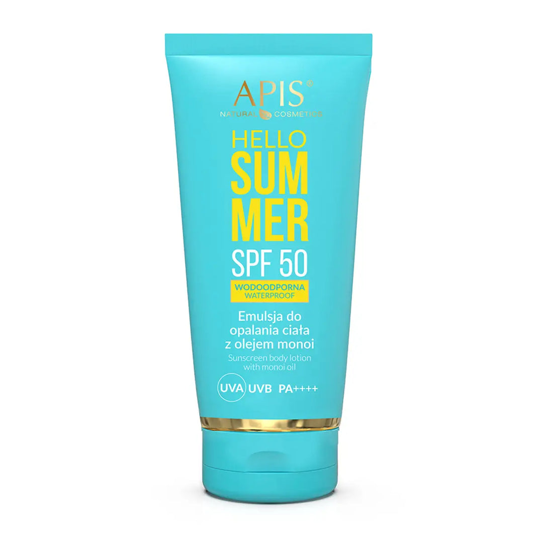 Apis hello summer SPF 50 Sonnencreme mit Monoi-Öl 200 ml - Gesichtssonnencreme