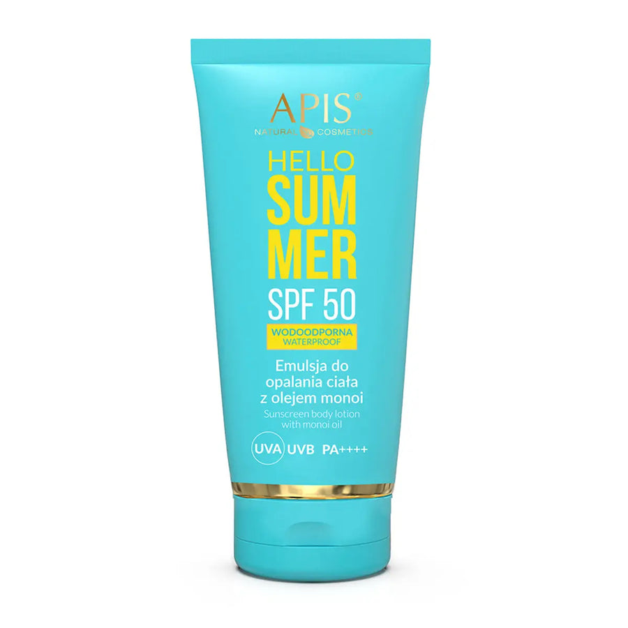 Apis hello summer SPF 50 Sonnencreme mit Monoi-Öl 200 ml - Gesichtssonnencreme