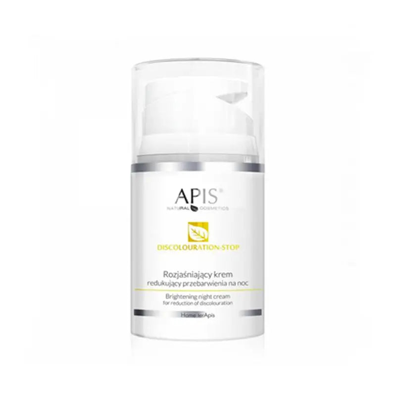 APIS Brightening Night Cream zur Reduzierung von Verfärbungen in 50 ml Container
