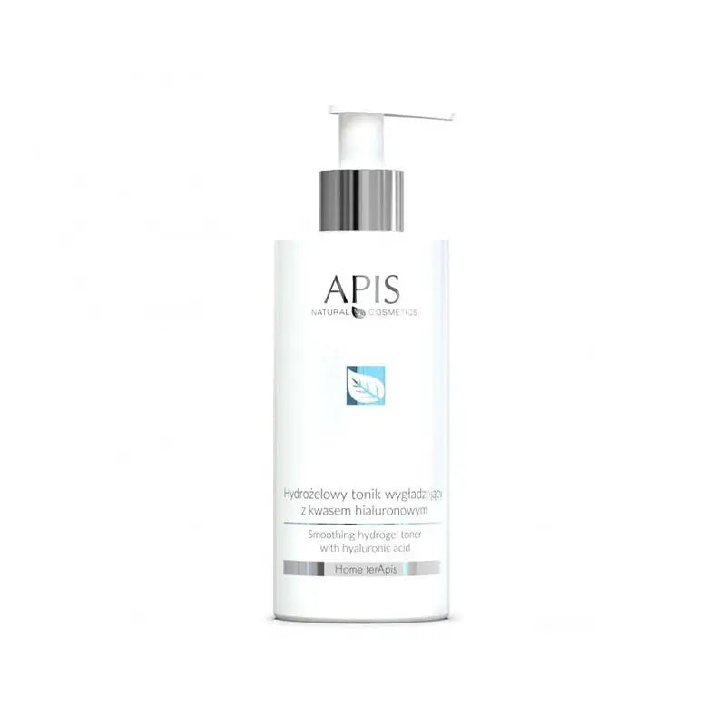 Weiße Flasche des Apis Hydrogel Reinigungstonikum mit Hyaluronsäure 300ml