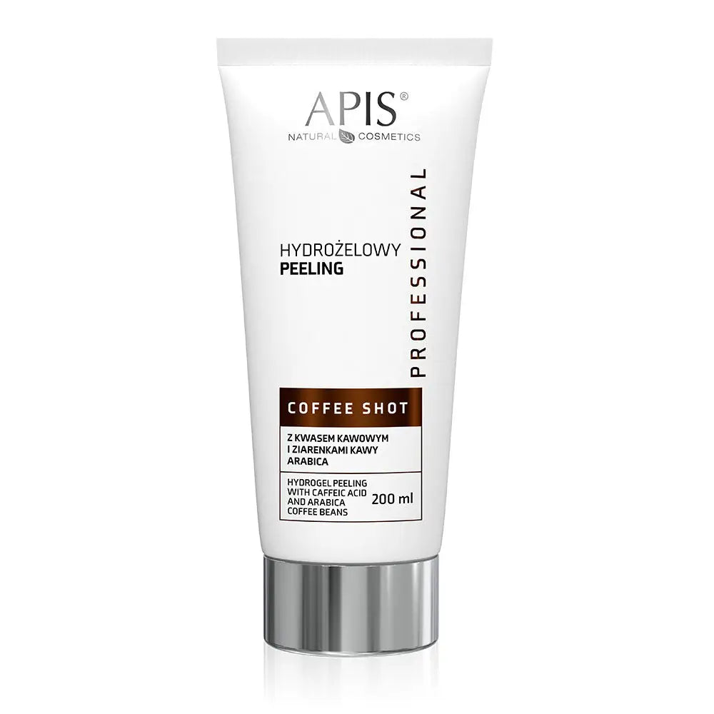 Apis Kaffee Shot Hydrogel Peeling mit Kaffeesäure und Arabica Kaffeebohnen 200 ml - Gesichtspflege