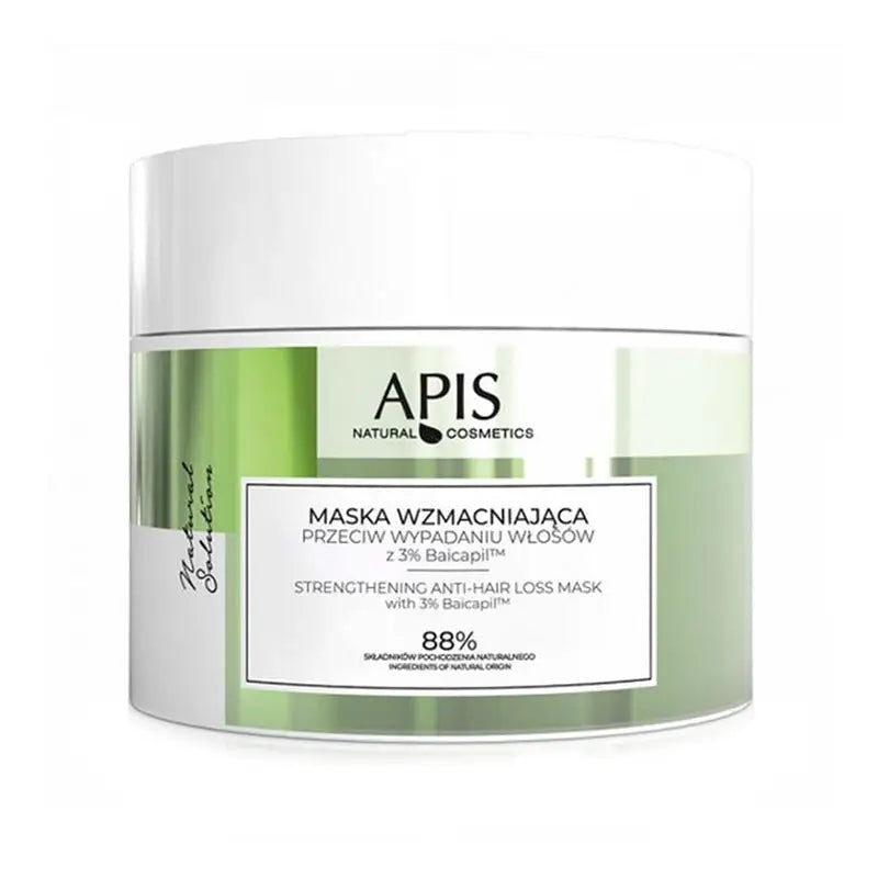 Apis natürliche Lösung stärkende Maske gegen Haarausfall mit 3% Baicapil 200 ml - Haarlösung