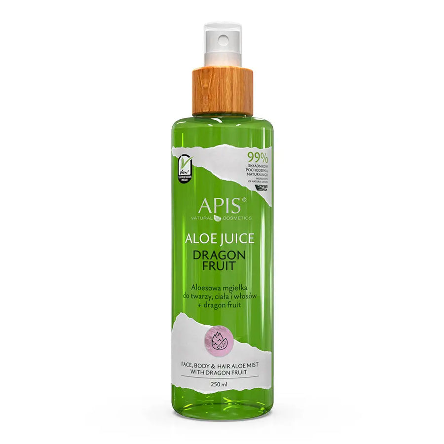 APIS NATURAL ALOE VERA ALOESOWA MGIEŁKA FÜR GESICHT KÖRPER UND HAAR Dragon Fruit 250 ml