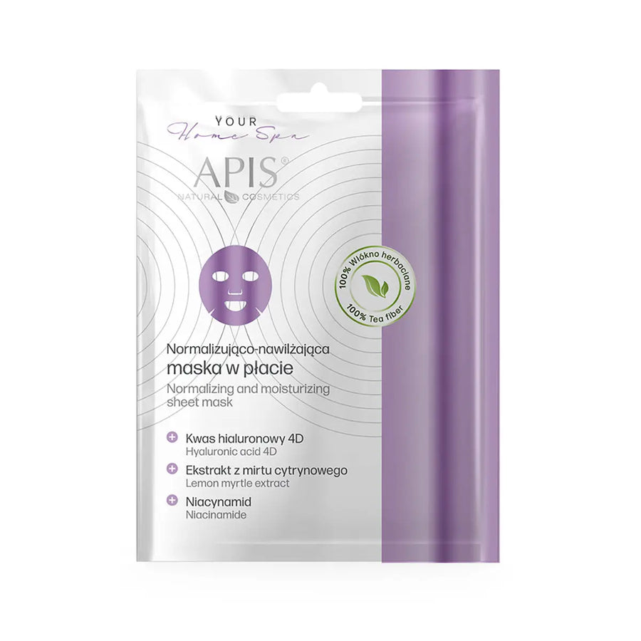 Apis normalisierende und feuchtigkeitsspendende Tuchmaske 20 g - Gesichtspflege