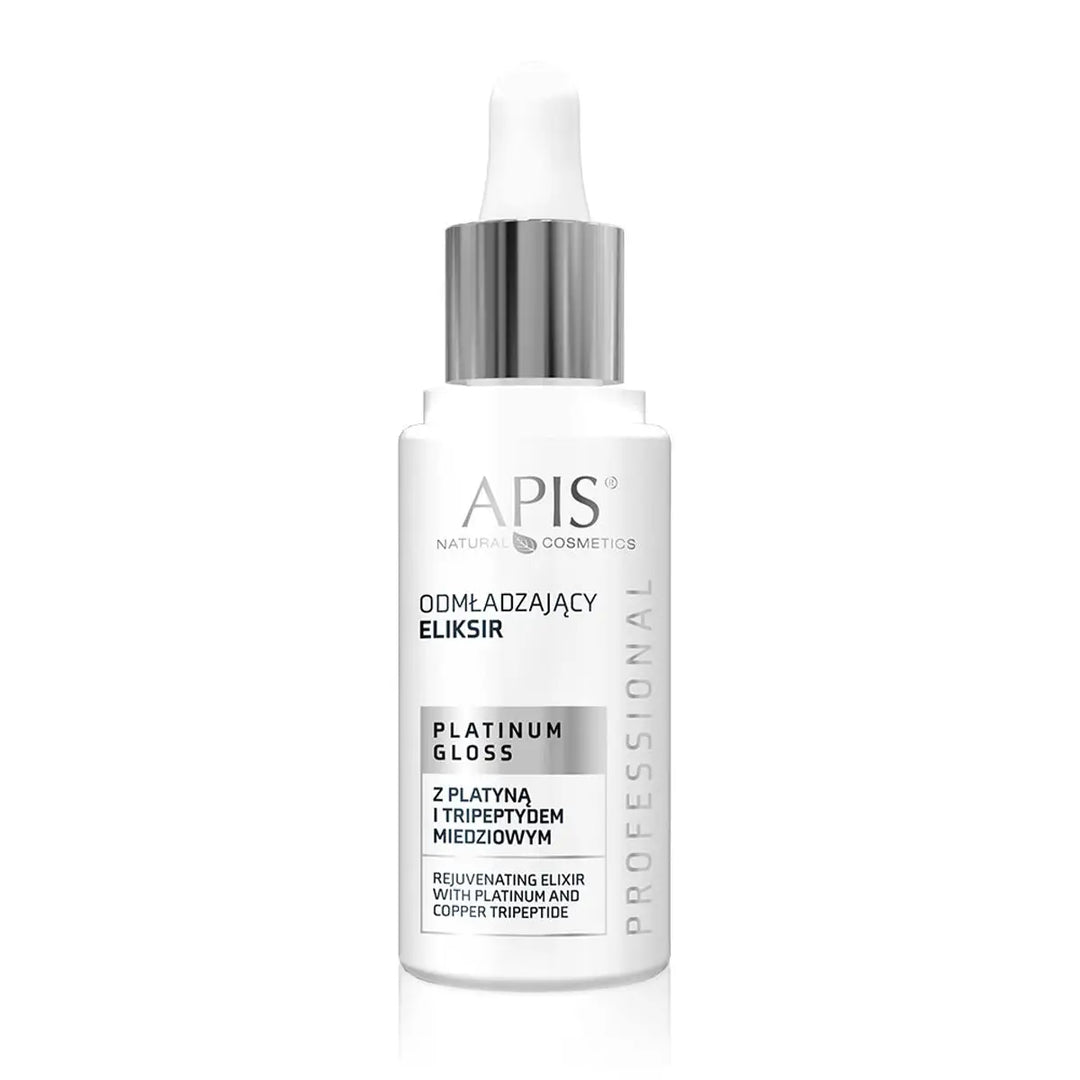 Apis Platinum Gloss Verjüngungselixier mit Platin- und Kupfertripeptid 30 ml - Gesichtspflege