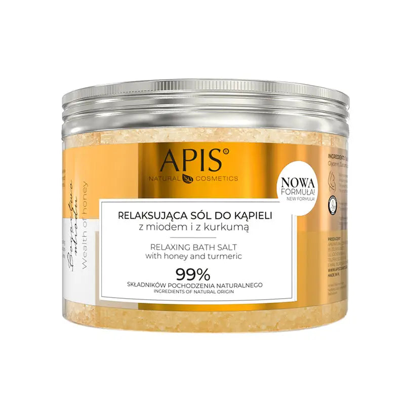 Apis Reichtum an Honig entspannendes Badesalz mit Honig Propolis und Ziegenmilch 650 g - Schaumbäder & Badesalze