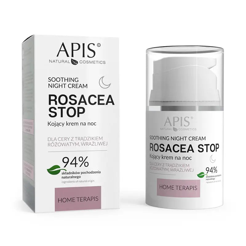 Apis rosacea – Stop Home Terapis beruhigende Nachtcreme 50 ml - Gesichtspflege