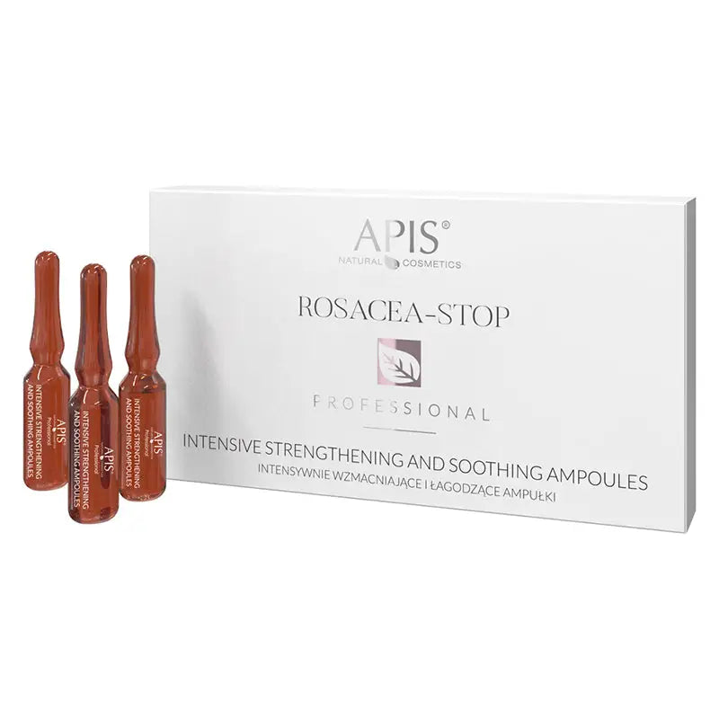 Apis Rosacea - Stop intensiv stärkende und beruhigende Ampullen 10 x 3 ml - Gesichtspflege