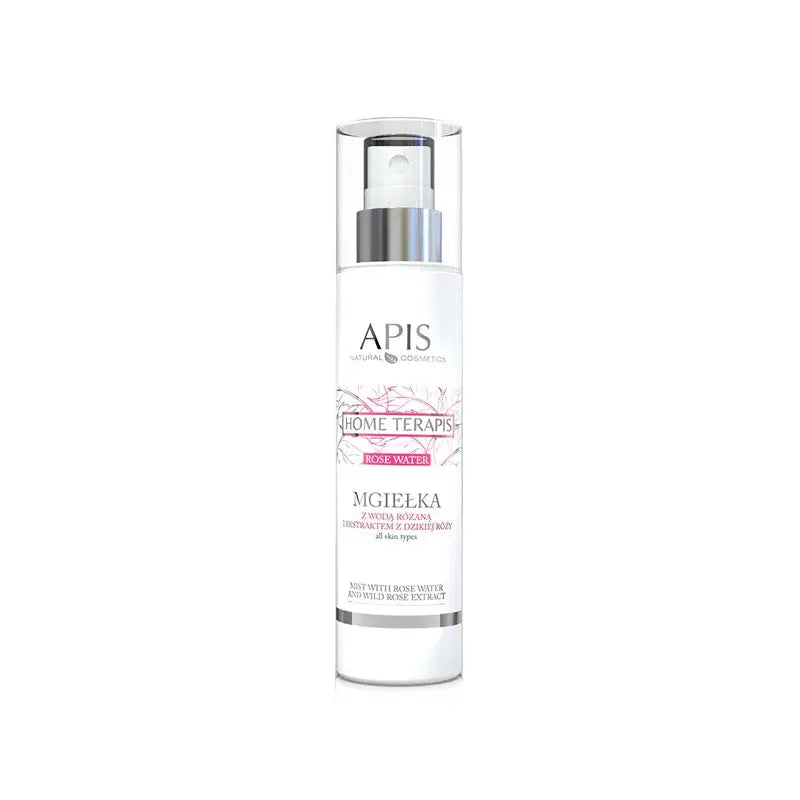 Weiße Flasche Rosenwasser Spray mit Wildrosenextrakt 150 ml für erfrischende Hautpflege