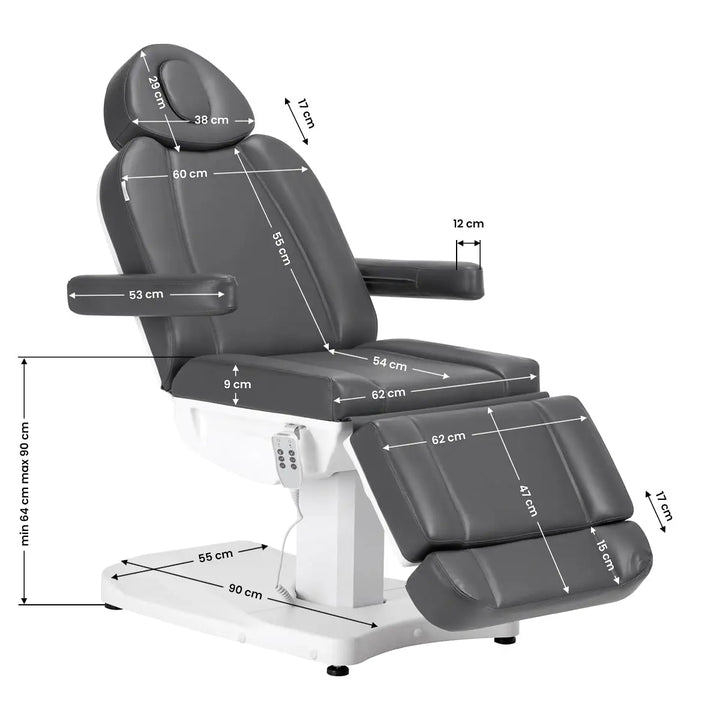 Azzurro 803D 3-motoriger elektrifizierter Kosmetikliege grau