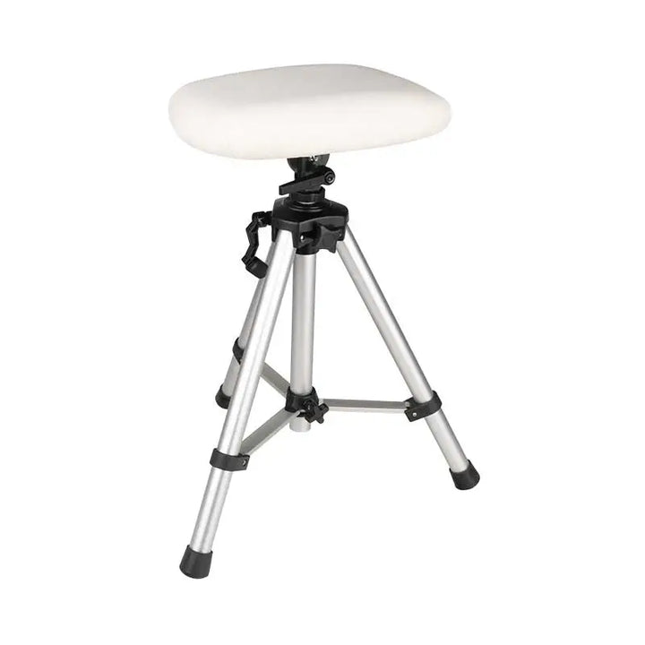 Weiße gepolsterte Tripods-Hocker für Pediküre Azzurro Beinauflage 301 Alu