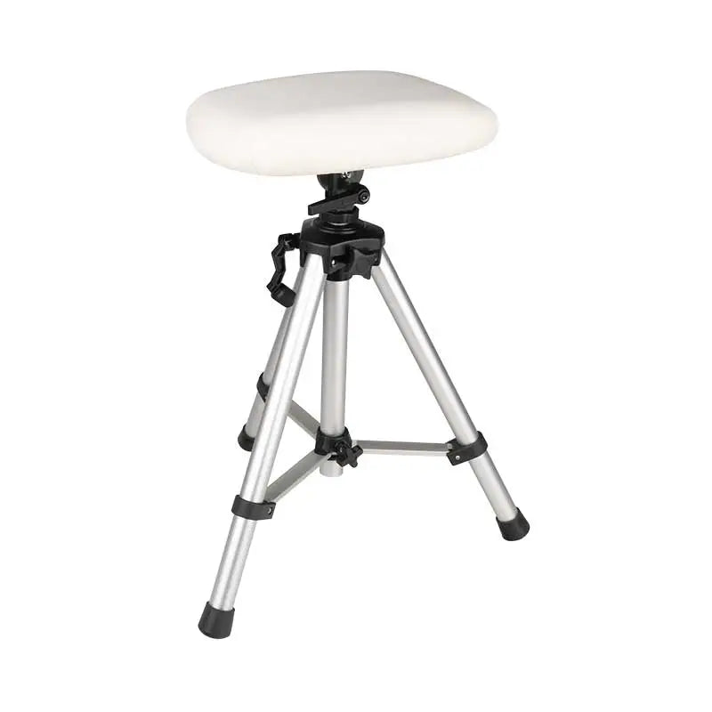 Weiße gepolsterte Tripods-Hocker für Pediküre Azzurro Beinauflage 301 Alu