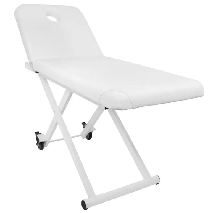 Weiße tragbare Massageliege Azzurro Elektrische Massageliege 329d 1 Motor
