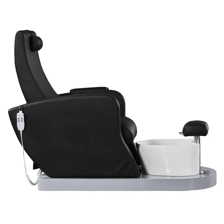 Azzurro Fußpflegestuhl Pediküre Spa 016P Schwarz mit Pumpe - Fußpflegestühle