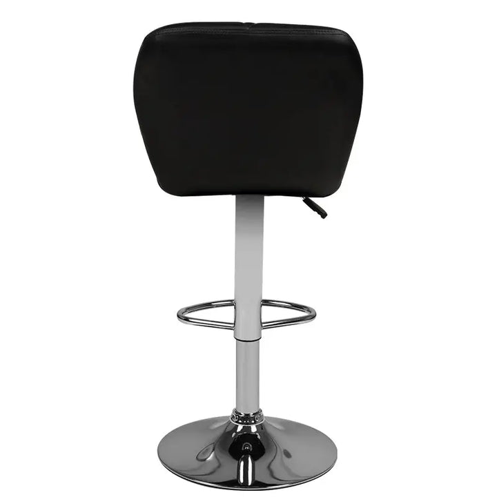 Barhocker M06 Gesteppt Verstellbar Schwarz - Barhocker