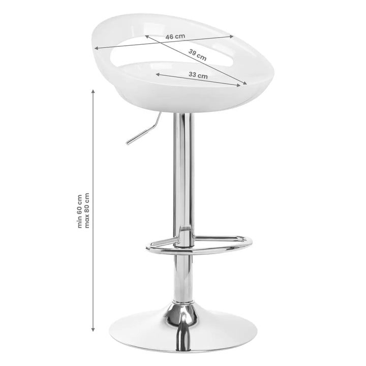Barhocker QS-B01 Weiß - Barhocker
