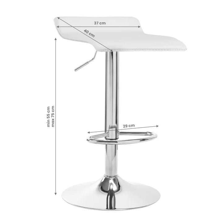 Barhocker QS-B08 Weiß - Barhocker