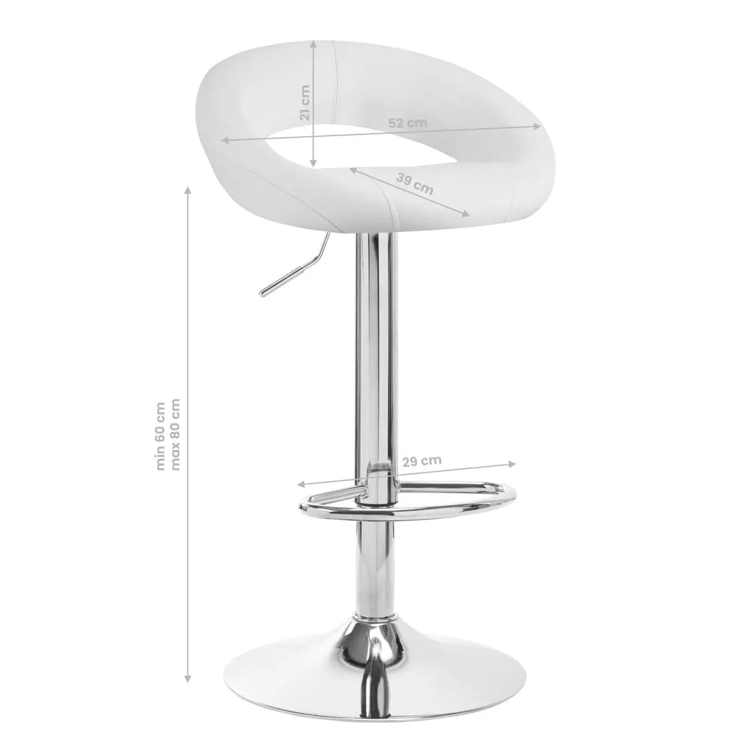 Barhocker QS-B10 Weiß - Barhocker