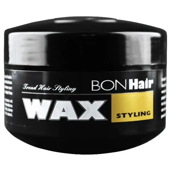 Bonhair Styling Wax Behälter mit schwarzem Haarstylingwachs für extra Halt