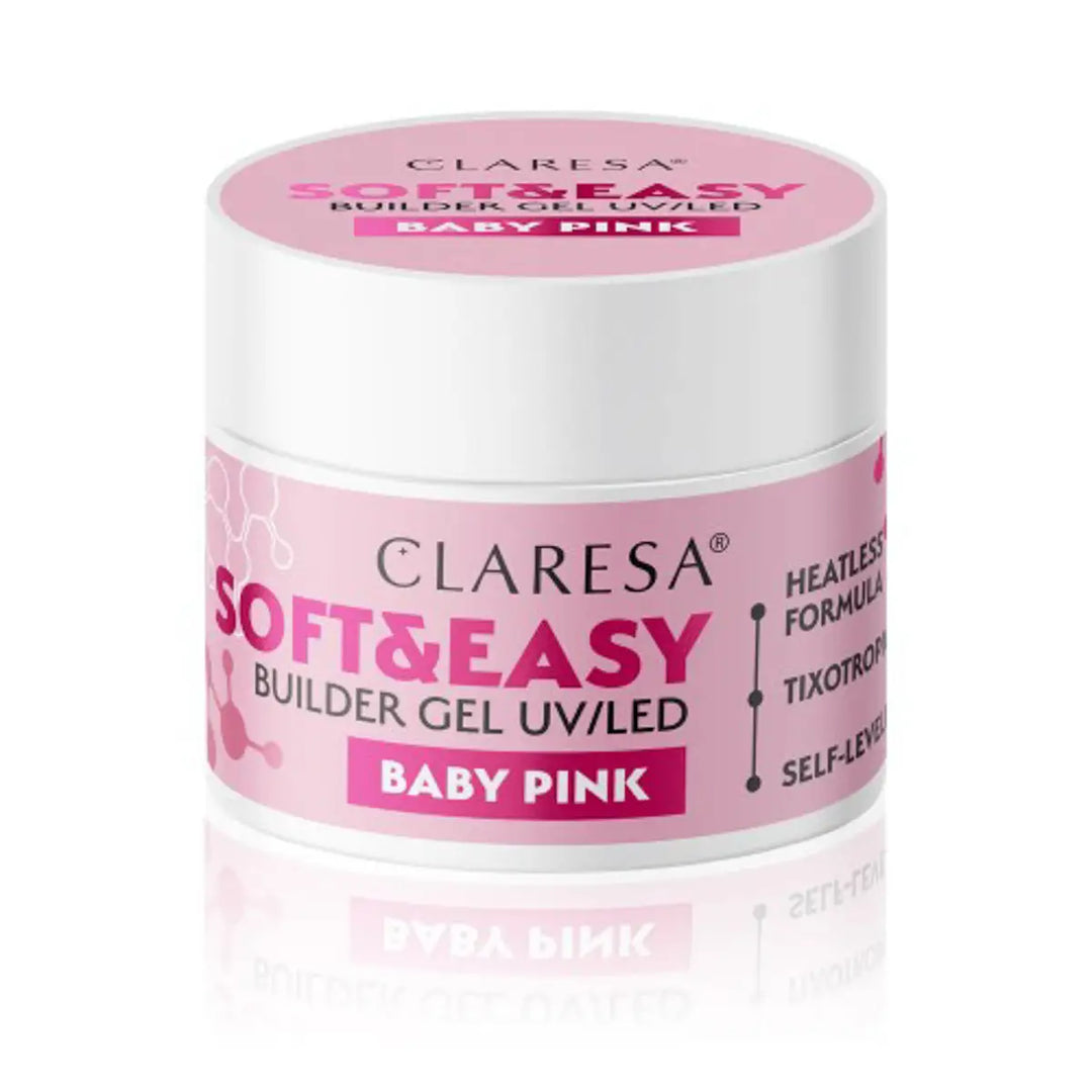 Claresa Aufbaugel Soft&Easy Gel Baby rosa 45g - Aufbaugel