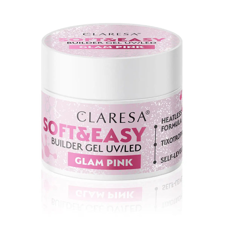 Claresa Aufbaugel Soft&Easy Glam Pink 12 g - Aufbaugel