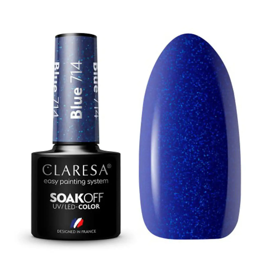 Claresa Gel Politur Blau 714 -5g - Nagellack