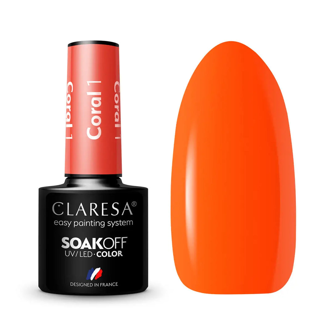 Claresa Gel Politur Coral 001 -5g - Nagellack