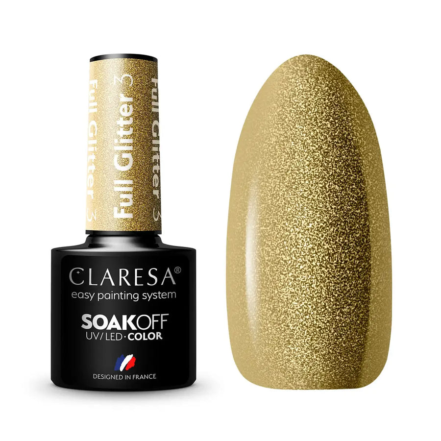 Claresa Gel Politur Full Glitter 3 -5g - Nagellack
