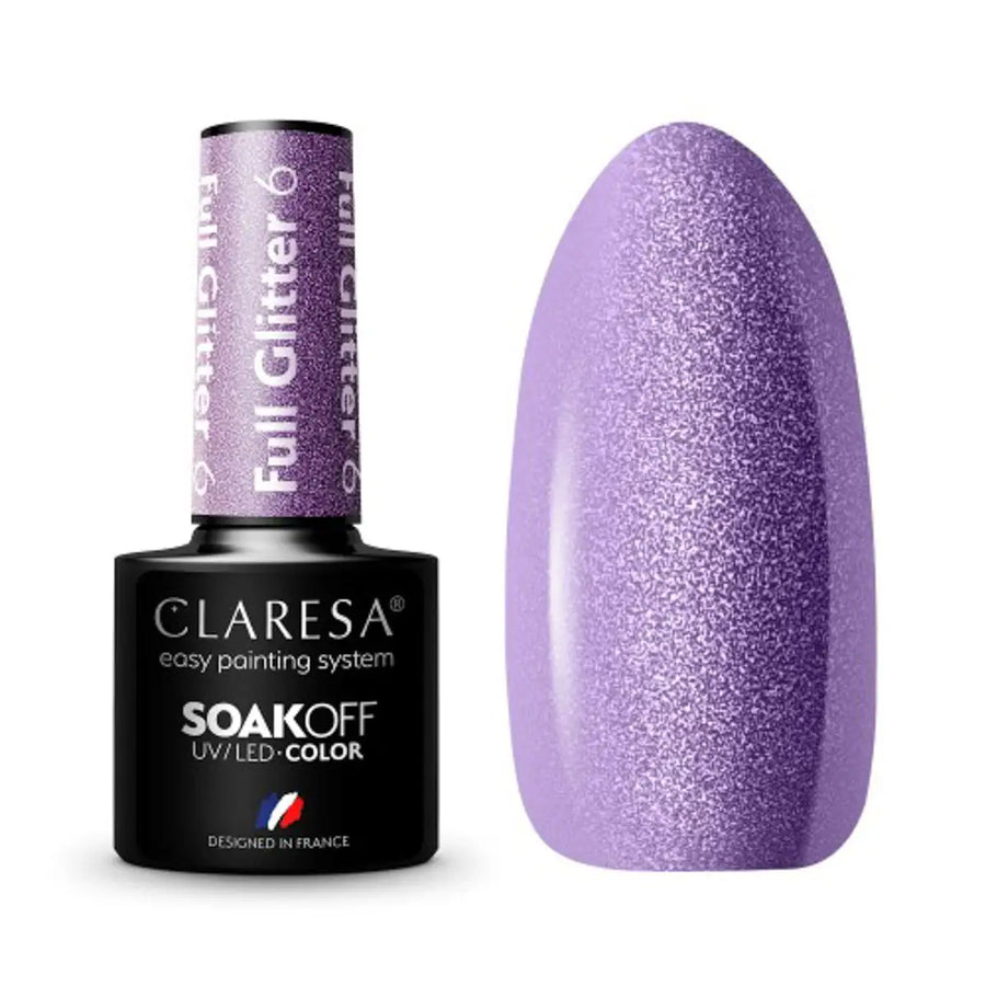 Claresa Gel Politur Full Glitter 6 -5g - Nagellack