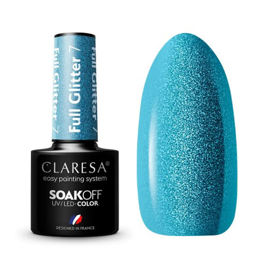 Claresa Gel Politur Full Glitter 7 -5g - Nagellack