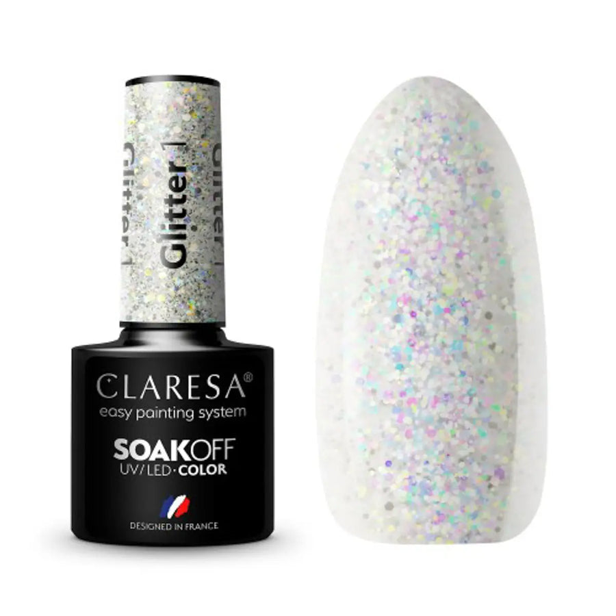 Claresa Gel Politur Glitter 1 -5g - Nagellack