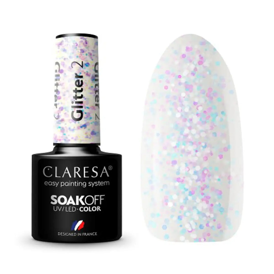 Claresa Gel Politur Glitter 2 -5g - Nagellack