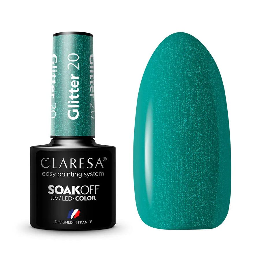 Claresa Gel Politur Glitter 20 -5g - Nagellack