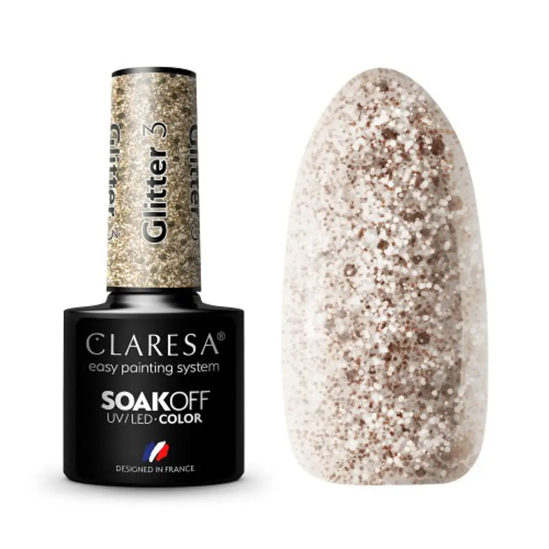 Claresa Gel Politur Glitter 3 -5g - Nagellack
