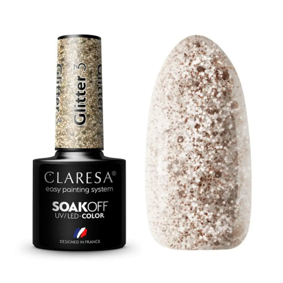 Claresa Gel Politur Glitter 3 -5g - Nagellack