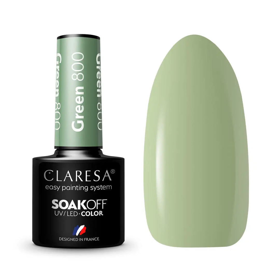 Claresa Gel Politur Grün 800 -5g - Nagellack