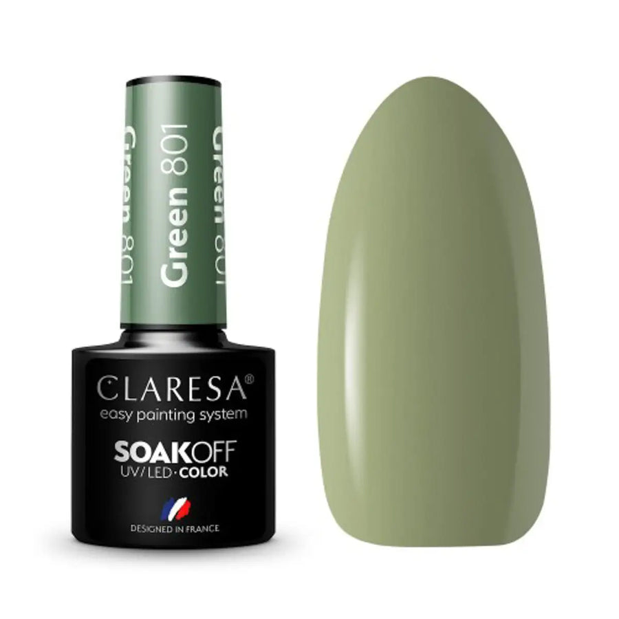 Claresa Gel Politur Grün 801 -5g - Nagellack