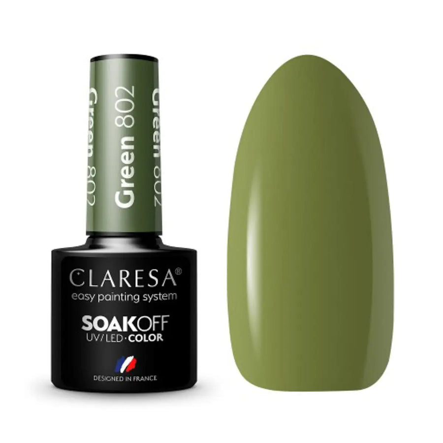 Claresa Gel Politur Grün 802 -5g - Nagellack