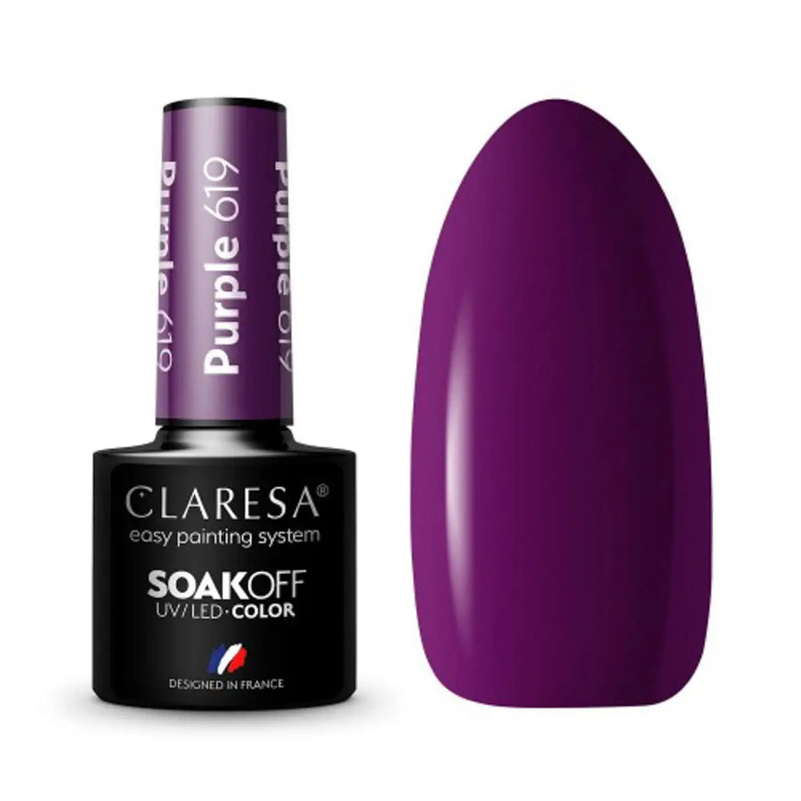 Claresa Gel Politur Lila 619 -5g - Nagellack
