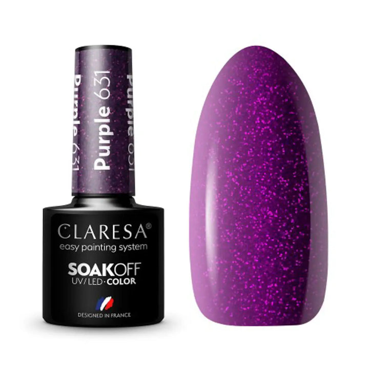 Claresa Gel Politur Lila 631 -5g - Nagellack