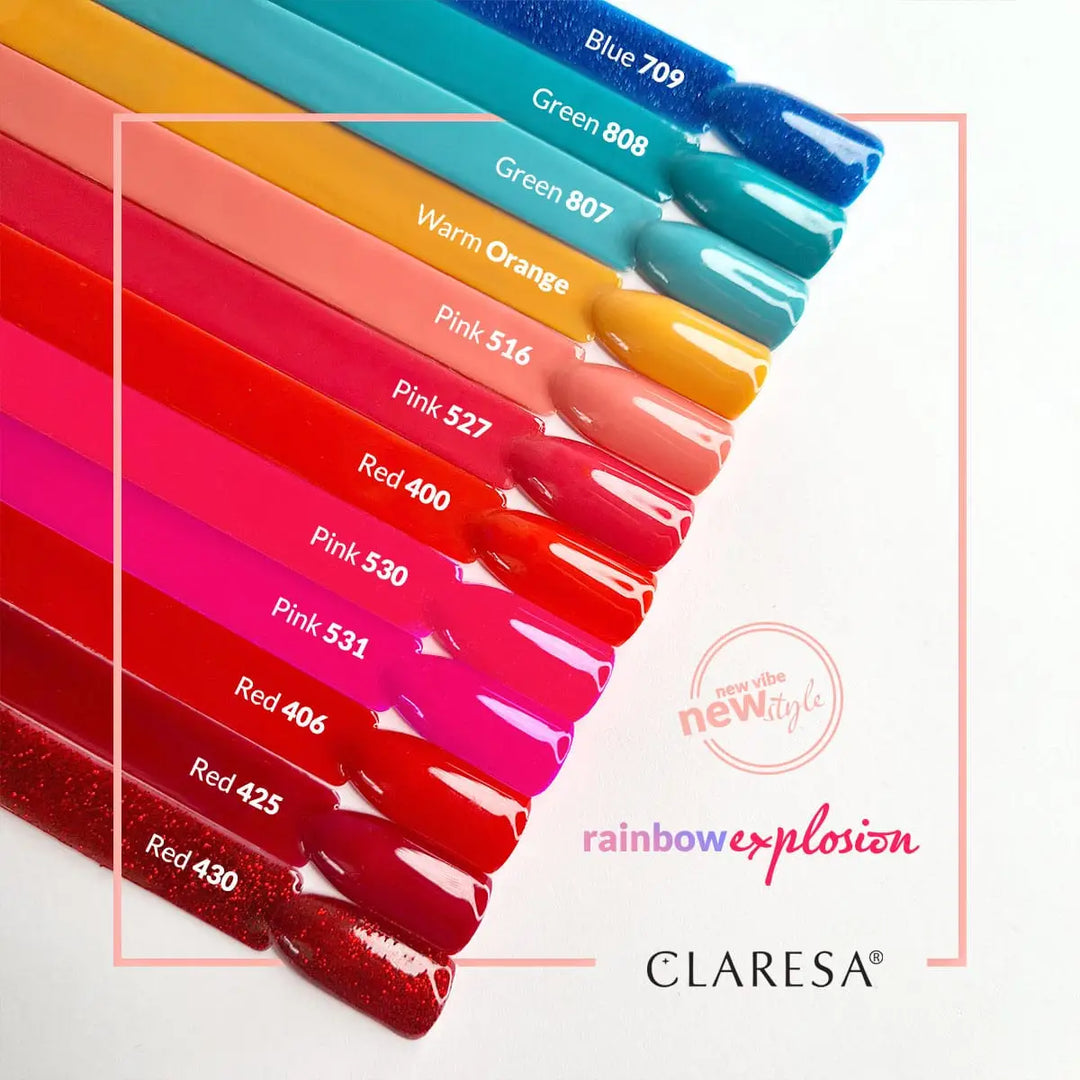 Claresa Gel Politur Rot 406 5g - Nagellack