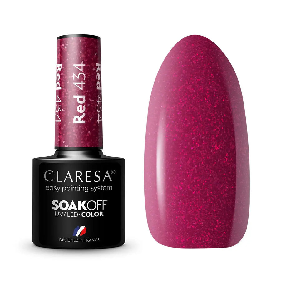 Claresa Gel Politur Rot 434 -5g - Nagellack