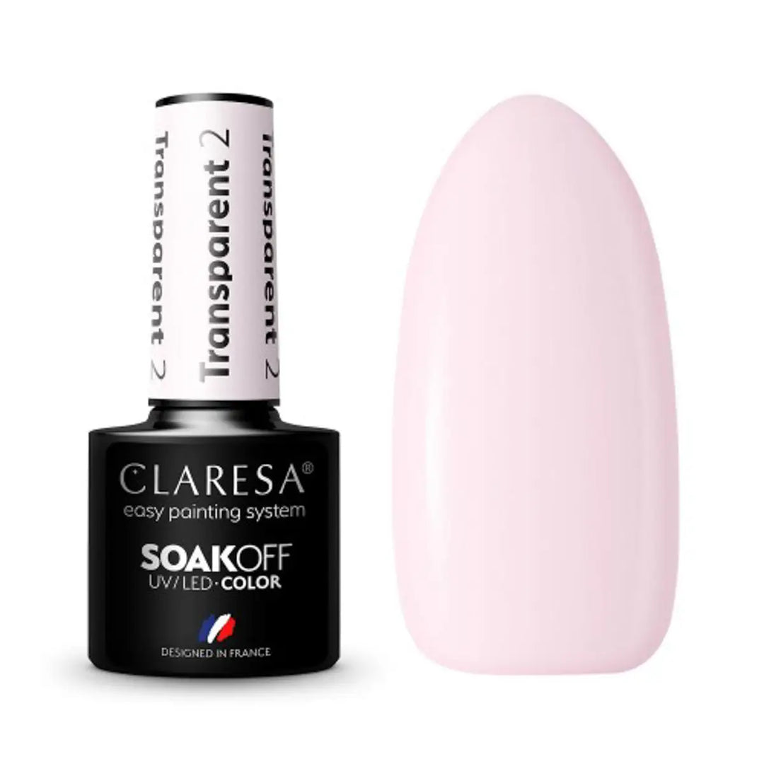 Claresa Gel Politur Transparent 2 -5g - Nagellack