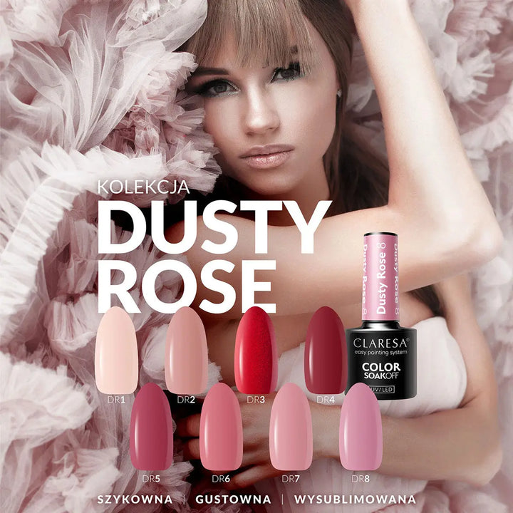 Claresa Gelpolitur Dusty Rose 6 -5g - Nagellack