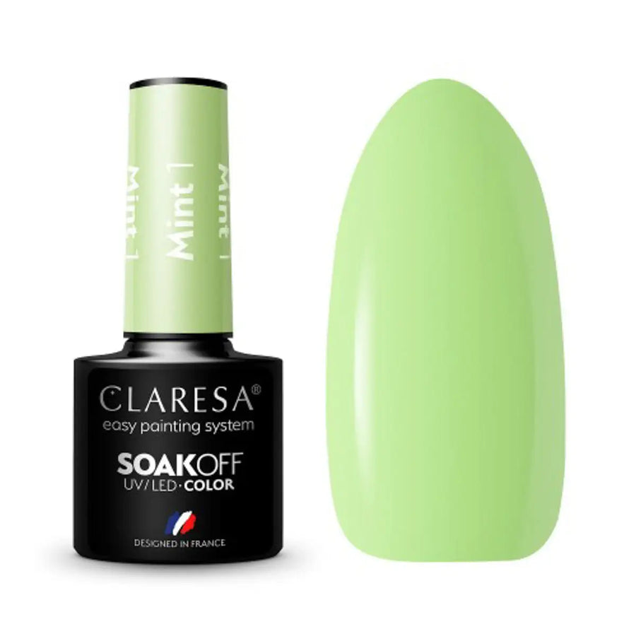 Claresa Hybrid Politur Mint 1 -5g - Nagellack