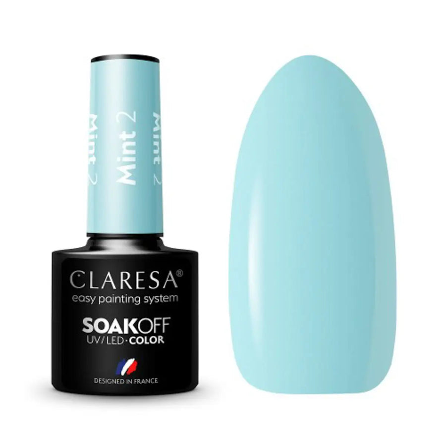 Claresa Hybrid Politur Mint 2 -5g - Nagellack