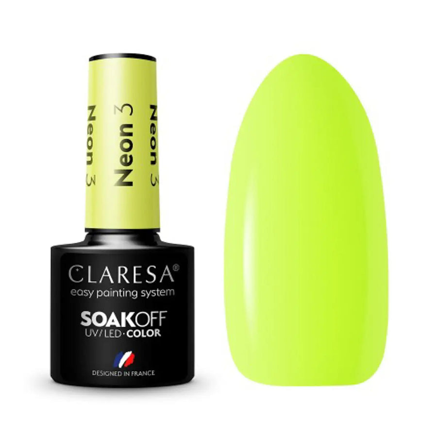 Claresa Hybrid Politur Neon 3 -5g - Nagellack