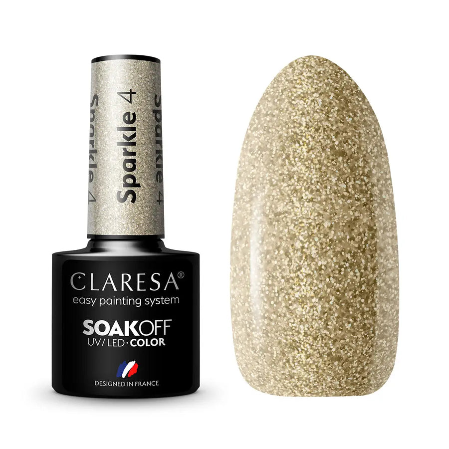 Claresa Hybrid Politur Sparkle 4 -5g - Nagellack