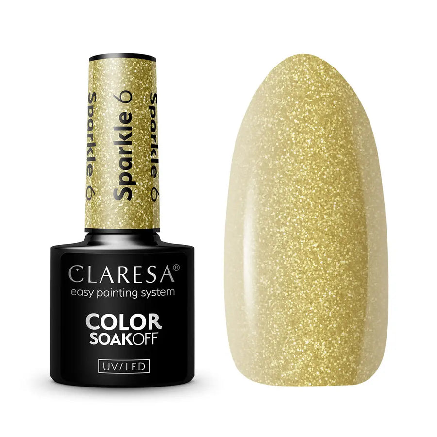 Claresa Hybrid Politur Sparkle 6 -5g - Nagellack
