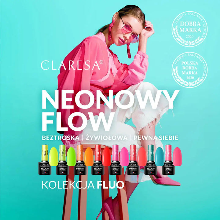 Claresa Hybridlack Fluo 4 -5g - Nagellack